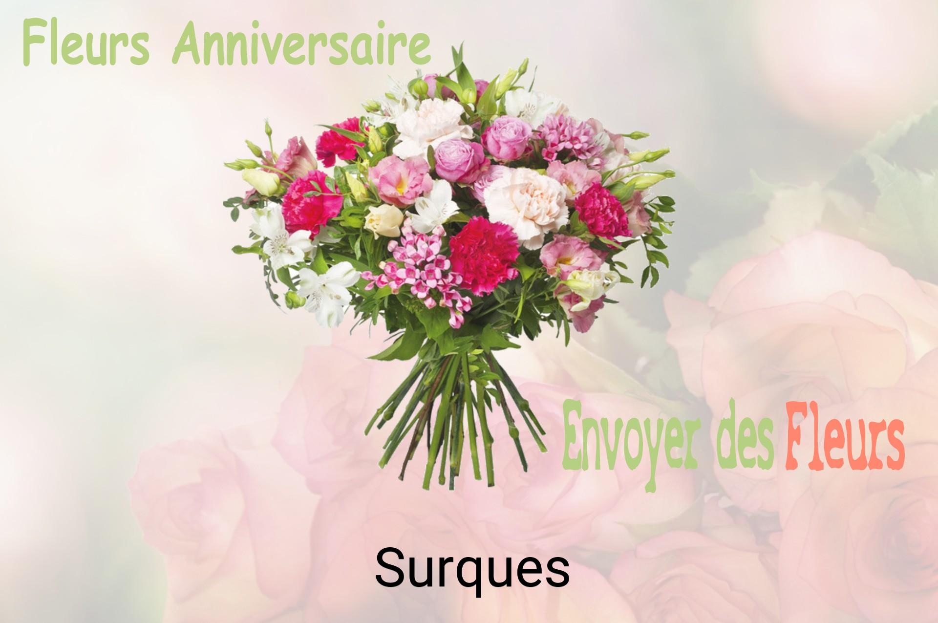 Bouquet de fleurs d’anniversaire livré à Surques